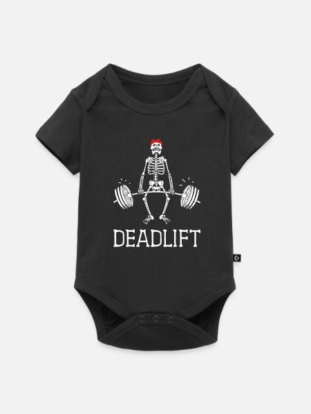 Weight Lifting Power Snatch - Baby Premium Kurzarmbody - Schwarz