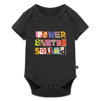 Weight Lifting Power Snatch - Baby Premium Kurzarmbody - Schwarz - Vorne