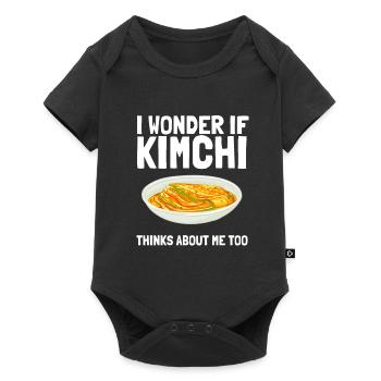 KBBQ Korean BBQ Kimchi Ramen - Baby Premium short-sleeve bodysuit - black - Front