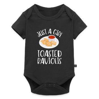 Raviolis grillés à St. Louis - Body à manches courtes Premium Bébé - noir - Devant