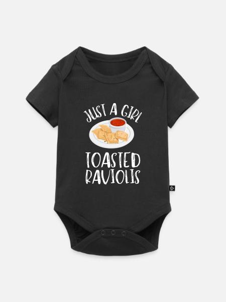 St. Louis Toasted Ravioli - Baby Premium Kurzarmbody - Schwarz