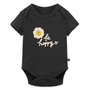 International Day Of Happiness - Baby Premium short-sleeve bodysuit - black - Front