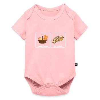Baking Raisin Bread - Baby Premium short-sleeve bodysuit - rose - Front