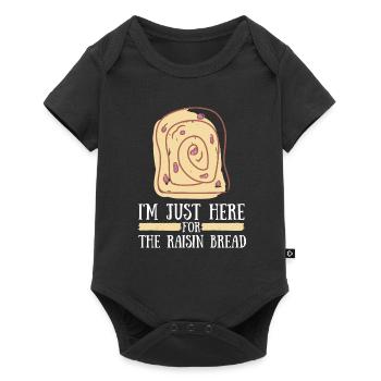 Cuisson du pain aux raisins secs - Body à manches courtes Premium Bébé - noir - Devant