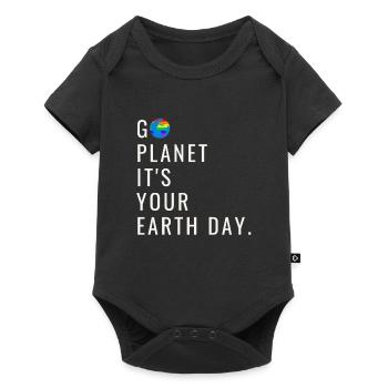 Go Planet It’s Your Earth Day Arc-en-ciel - Body à manches courtes Premium Bébé - noir - Devant