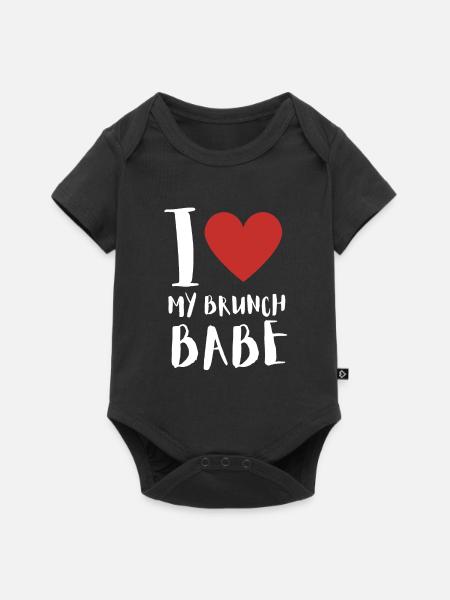 Babes Who Brunch Squat - Baby Premium Kurzarmbody - Schwarz