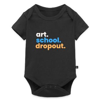 Décrochage scolaire - Body à manches courtes Premium Bébé - noir - Devant