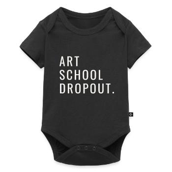 Décrochage scolaire - Body à manches courtes Premium Bébé - noir - Devant