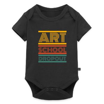 Décrochage scolaire - Body à manches courtes Premium Bébé - noir - Devant