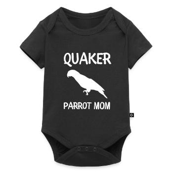 Blue Quaker Parrot Maman - Body à manches courtes Premium Bébé - noir - Devant
