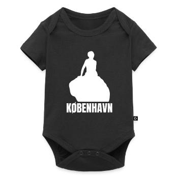 Kobenhavn Denmark Danish Kobenhaven Mermaid - Baby Premium short-sleeve bodysuit - black - Front
