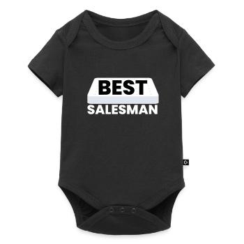 Meilleur vendeur de matelas de lit Docteur - Body à manches courtes Premium Bébé - noir - Devant