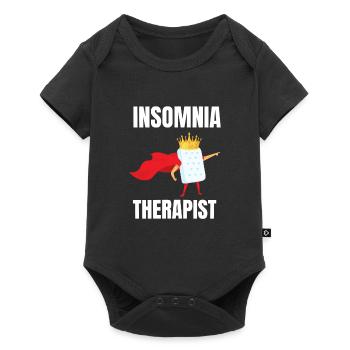Meilleur vendeur de matelas de lit Docteur - Body à manches courtes Premium Bébé - noir - Devant