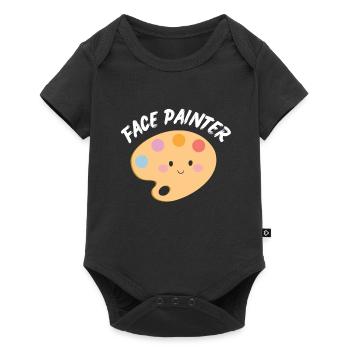 Face Painter And Face Painting - Baby Premium short-sleeve bodysuit - black - Front