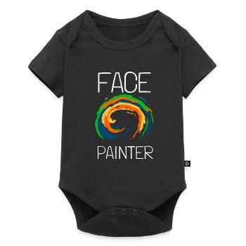 Face Painter And Face Painting - Baby Premium short-sleeve bodysuit - black - Front