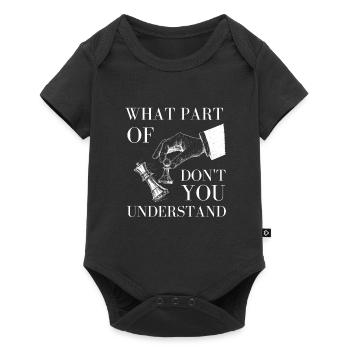 Chess Master Chess Club & 3 Way Chess Game - Baby Premium short-sleeve bodysuit - black - Front
