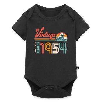1954 Birthday Gift Born in 1954 - Baby Premium short-sleeve bodysuit - black - Front