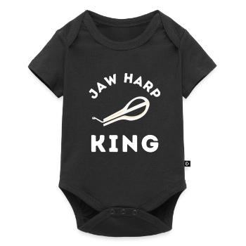 Bouche de Juif Harpe Mâchoire Harpe Basse - Body à manches courtes Premium Bébé - noir - Devant