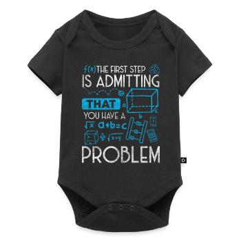 Problems, sayings, sarcasm - Baby Premium short-sleeve bodysuit - black - Front