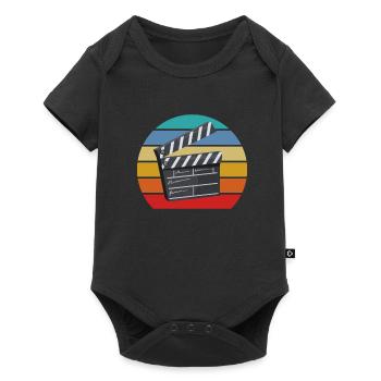 Vintage Film Clapper Director Musical Actor - Baby Premium short-sleeve bodysuit - black - Front