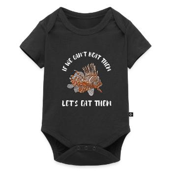 Lionfish Save The Reef Eat Lionfish Spearfishing - Baby Premium short-sleeve bodysuit - black - Front