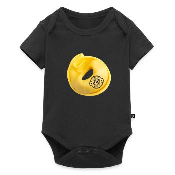 Italian Penne Pasta Tortellini - Baby Premium short-sleeve bodysuit - black - Front