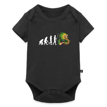 Aztec Calendar - Quetzalcoatl - Baby Premium short-sleeve bodysuit - black - Front
