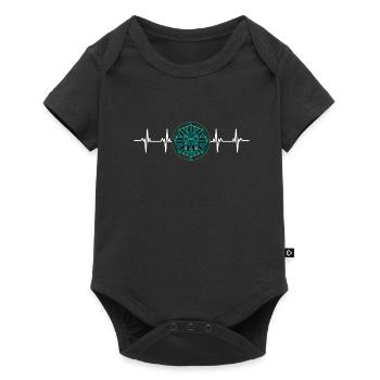 Aztec Calendar - Quetzalcoatl - Baby Premium short-sleeve bodysuit - black - Front