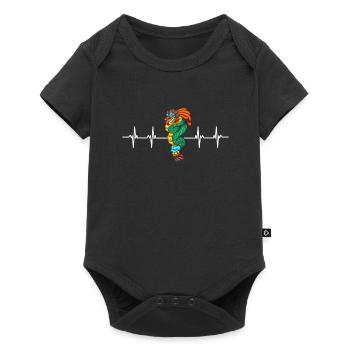Aztec Calendar - Quetzalcoatl - Baby Premium short-sleeve bodysuit - black - Front