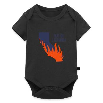 California This Place - Baby Premium short-sleeve bodysuit - black - Front