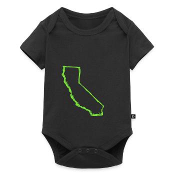 California This Place - Baby Premium short-sleeve bodysuit - black - Front