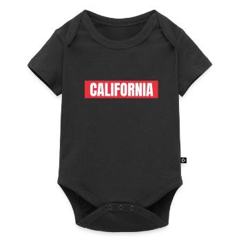 California This Place - Baby Premium short-sleeve bodysuit - black - Front