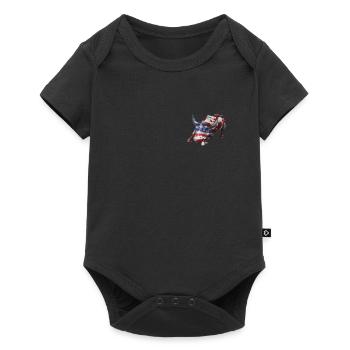 NY Stock Exchange Bull - Baby Premium short-sleeve bodysuit - black - Front