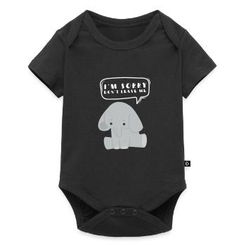 Excuses de couple - Je suis désolé de ne pas me quitter - Body à manches courtes Premium Bébé - noir - Devant