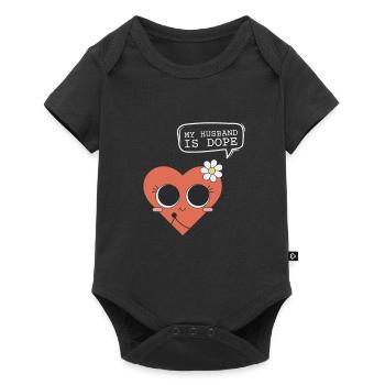 Matrimony - My Husband is - Baby Premium short-sleeve bodysuit - black - Front