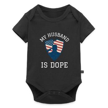 Matrimony - My Husband is - Baby Premium short-sleeve bodysuit - black - Front