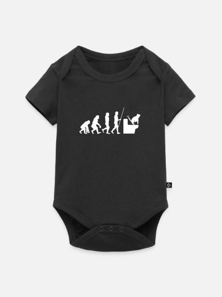 I Poop A Lot - Baby Premium Kurzarmbody - Schwarz