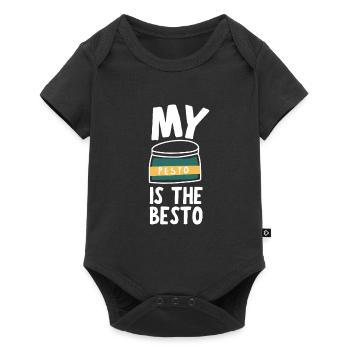 Italian Cuisine - Basil Pesto Is The Besto - Baby Premium short-sleeve bodysuit - black - Front
