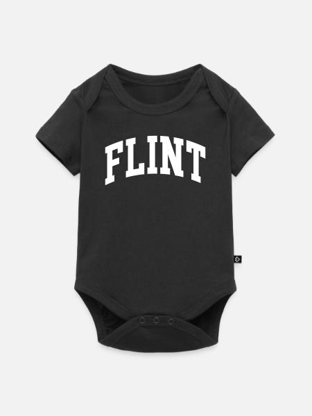 Flint - Baby Premium Kurzarmbody - Schwarz