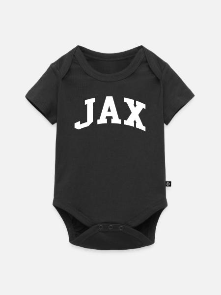 Jax - Baby Premium Kurzarmbody - Schwarz