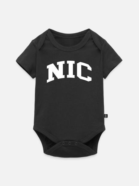 Nic - Baby Premium Kurzarmbody - Schwarz