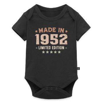 Made in 1952 Anniversary Gift 1952 Vintage 1952 - Baby Premium short-sleeve bodysuit - black - Front