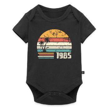 1985 Cadeau Anniversaire - Made in 1985 Rétro 1985 - Body à manches courtes Premium Bébé - noir - Devant