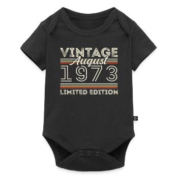 August 1973 Legend since August 1973 Vintage 1973 - Baby Premium short-sleeve bodysuit - black - Front