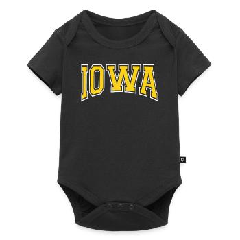 Iowa - Baby Premium short-sleeve bodysuit - black - Front