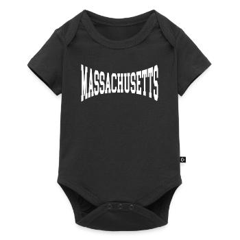 Massachusetts - Baby Premium short-sleeve bodysuit - black - Front