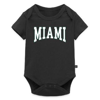 Miami - Body à manches courtes Premium Bébé - noir - Devant