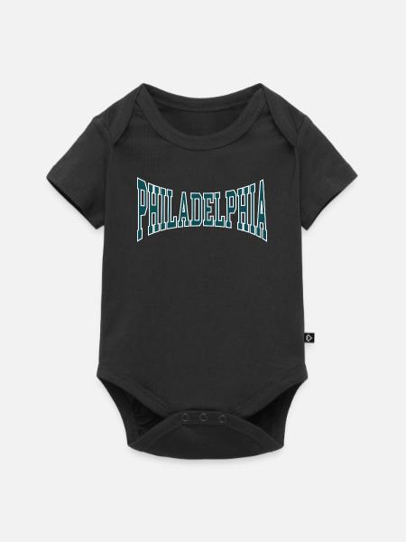 Philadelphia - Baby Premium Kurzarmbody - Schwarz
