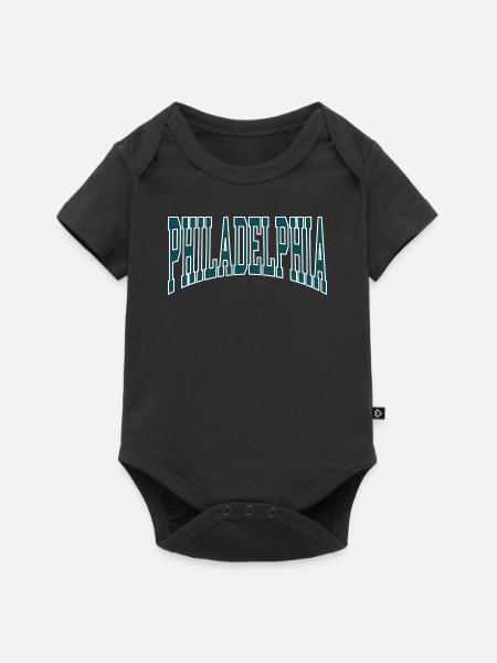Philadelphia - Baby Premium Kurzarmbody - Schwarz