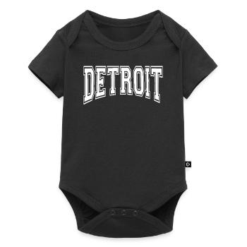 Detroit - Baby Premium short-sleeve bodysuit - black - Front